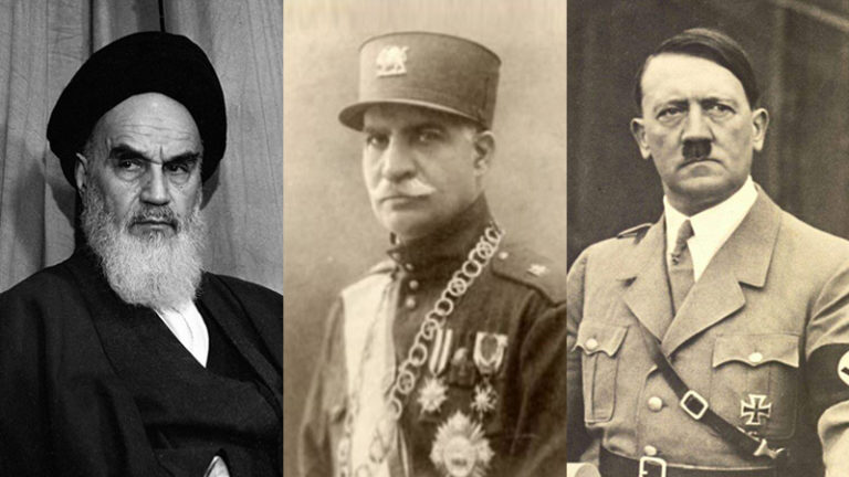 این سه نفر ضد اسرائیل بودند : خمینی ، رضا شاه پهلوی و هیتلر