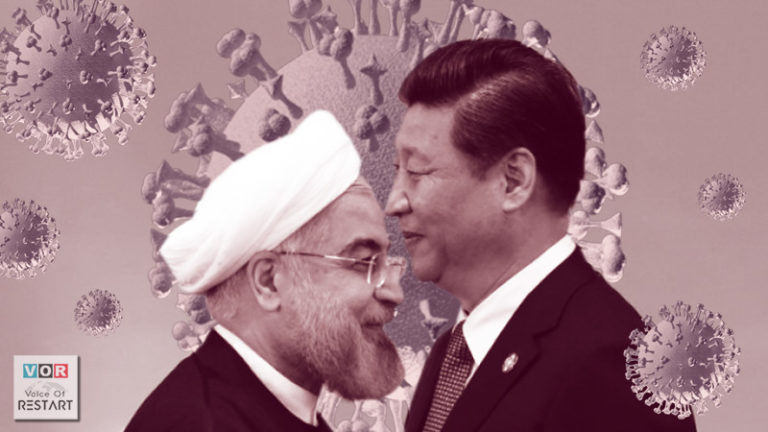 ویروس کرونا نتیجه رفتار رژیم های تروریستی ایران (روحانی) و چین (شی جین پینگ)