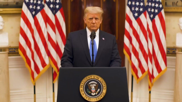 سخنرانی پرزیدنت دونالد ترامپ چهل و پنجمین رئیس جمهور ایالات متحده آمریکا در 19 ژانویه 2021