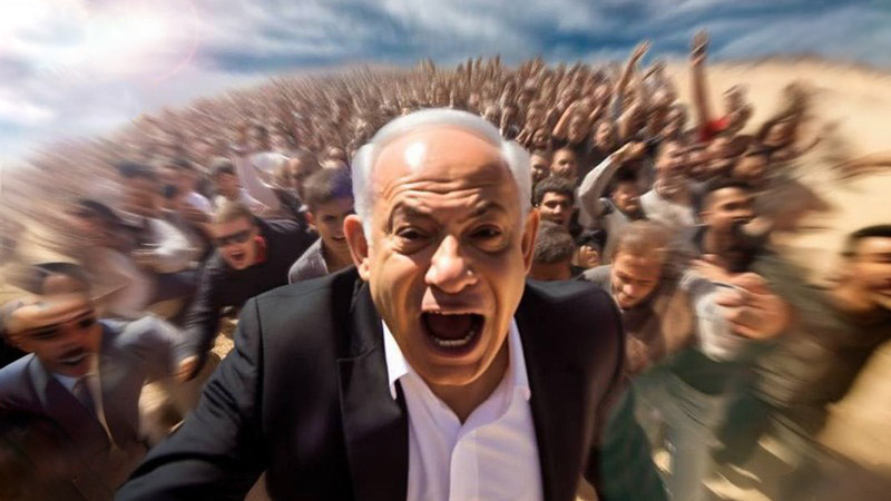 فرار بنیامین نتانیاهو نخست وزیر اسرائیل