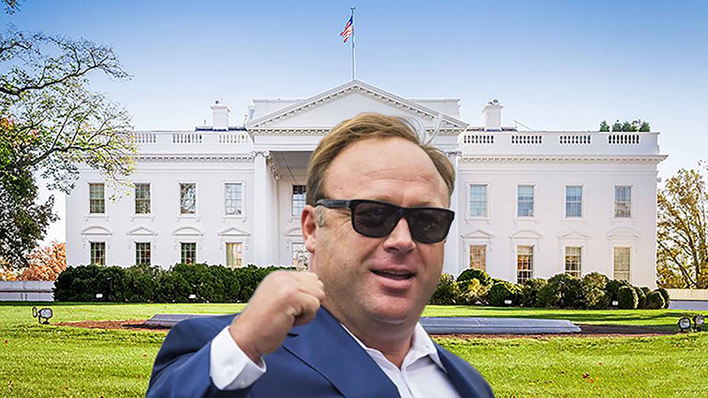 Read more about the article Petition launched to Give Alex Jones White House press pass