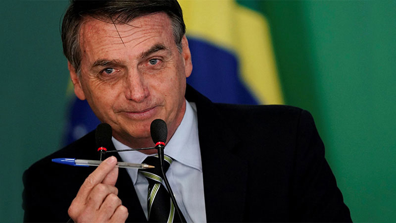 Jair Bolsonaro President of Brazil signs decree loosening gun ownership rules