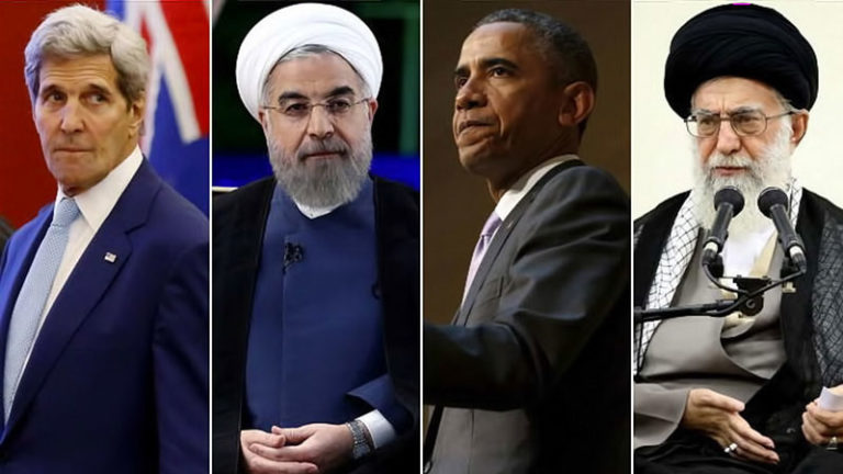 John Kerry - Hassan Rouhani - Barack Obama - Ali Khamenei