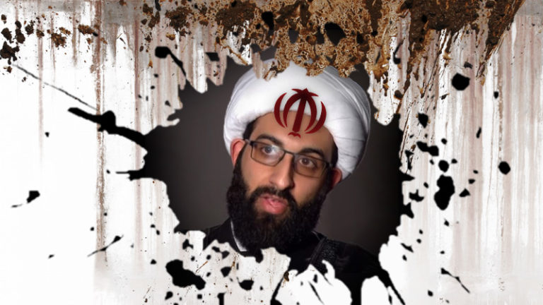 revealing the false face of one of the last remainders of Iran's terrorist regime, mullah, Mohammad Tawhidi