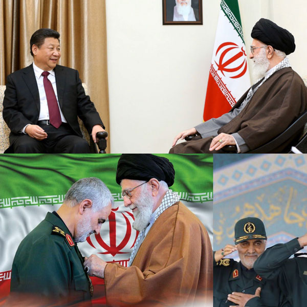 Khamenei - Soleimani - Xi Jinping, Chinese President