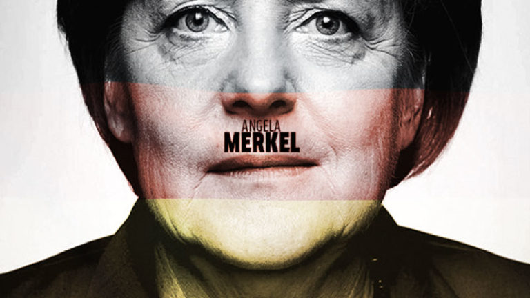Angela Merkel, Chancellor of Germany is Adolf Hitler