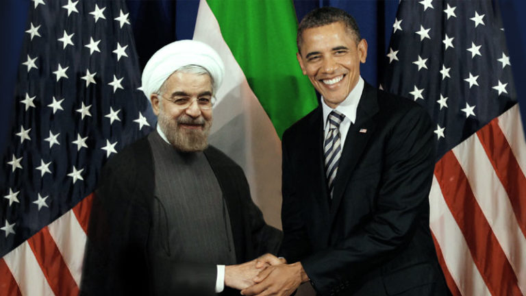 Barack Obama and Hassan Rouhani