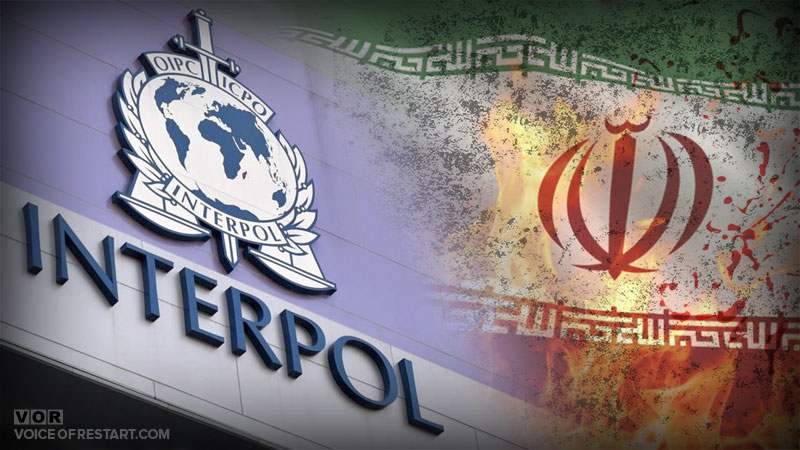 the terrorist regime of Iran asked Interpol to arrest and hand over President Donald Trump and Seyed Mohammad Hosseini the leader of RESTART Opposition to Iran