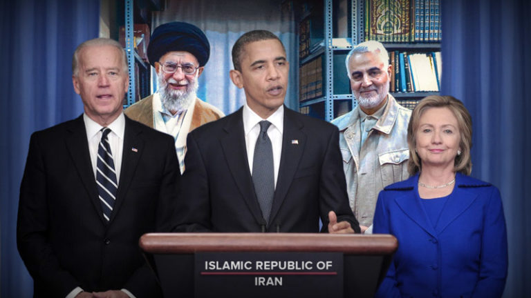 Barack Obama - Hillary Clinton - Joe Biden - Iran terrorist regime (Khamenei & Qasem Soleimani)